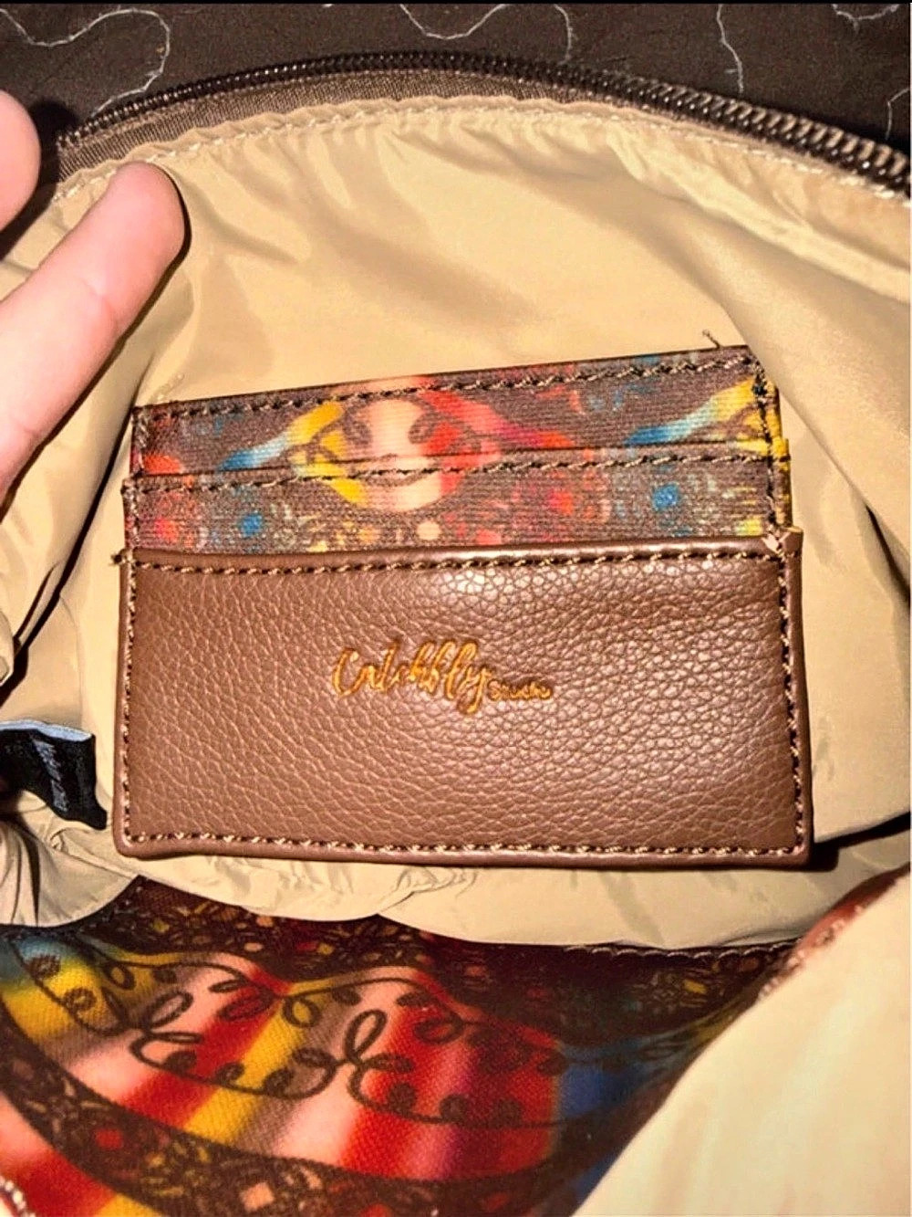 Catchfly Multicolor Wristlet Cosmetic Bag - Picture 4 of 4